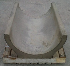 Front view of a Kinaki silage feed bin